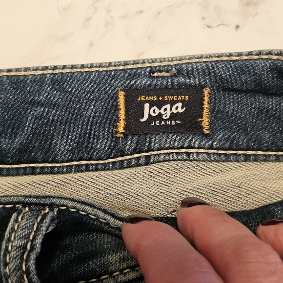 Silver Jeans Co. Aiko High Skinny Jeans W32 Medium Wash Distressed - Picture 8 of 16